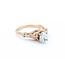 Ring Milgrain 1.21ct Oval Diamond .20ctw Diamonds 14kr 8mm Sz9.75 4.44g 125040009