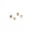 Earrings Stud 1.02ctw Round Diamonds 18kr 6.5mm 1.22g 125030097