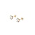 Earrings Stud 1.02ctw Round Diamonds 18kr 6.5mm 1.22g 125030097