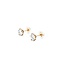 Earrings Stud 1.02ctw Round Diamonds 18kr 6.5mm 1.22g 125030097
