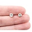 Earrings Stud 1.02ctw Round Diamonds 18kr 6.5mm 1.22g 125030097