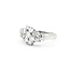 Ring Cluster 0.97ctw Round Diamonds 900pt 10.5mm sz7 5.71g 125030074