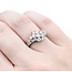 Ring Cluster 0.97ctw Round Diamonds 900pt 10.5mm sz7 5.71g 125030074