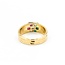 Ring 3-Row 0.30ctw Baguette Diamonds .30ctw Ruby .20ctw Emerald 18ky 6.8mm sz6 5.51g 125030076