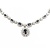 Necklace 4.25ctw Round Diamonds 4.00ctw Sapphires 14kw 17" 29.63g 225030053