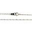 Necklace Drop .33ctw Round Diamonds .70ct Emerald 850pt 1.4mm 17" 3.93g 125030064