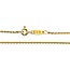 Necklace Heart Link 1.6mm .84ctw Round Diamonds 18ky 15-16" 5.6g 125030023