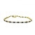Bracelet .10ctw Round Diamonds 2.10ctw Sapphires 10ky 7.25" 7.29g 225030068