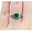Ring 3-Stone 0.26ctw Baguette Diamonds 1.48ct Emerald 900pt 7.4mm sz6.5 4.07g 125030067