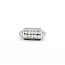 Ring Pave Set Dome 0.65ctw Round Diamonds 850pt 8mm sz5 8.72g 125030081