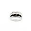 Ring Pave Set Dome 0.65ctw Round Diamonds 850pt 8mm sz5 8.72g 125030081