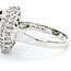 Ring Cocktail 0.67ctw Round & Baguette Diamonds 2.75ct Sapphire 900pt 17.5x14.5mm sz5.5 9.36g 125030058