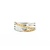 Ring V Shape .14ctw Round Diamonds 900pt 18ky 7.8mm sz9.75 6.03g 125030053