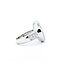 Ring Floating .62ctw Round Diamonds 18kw 17.5mm sz6.5 8.2g 125030049