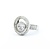 Ring Floating .62ctw Round Diamonds 18kw 17.5mm sz6.5 8.2g 125030049