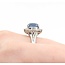 Ring Cocktail 0.48ctw Round & Baguette Diamonds 4.47ct Star Sapphire 900pt 15x14.5mm sz7.25 7.75g 125030063