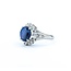 Ring Cocktail 0.48ctw Round & Baguette Diamonds 4.47ct Star Sapphire 900pt 15x14.5mm sz7.25 7.75g 125030063