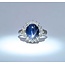 Ring Cocktail 0.48ctw Round & Baguette Diamonds 4.47ct Star Sapphire 900pt 15x14.5mm sz7.25 7.75g 125030063