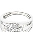 Ring Invisible Set 1.00ctw Princess Diamonds 18kw 7.4mm sz7 5g 125030068