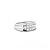 Ring Invisible Set 1.00ctw Princess Diamonds 18kw 7.4mm sz7 5g 125030068