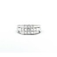 Ring Invisible Set 1.00ctw Princess Diamonds 18kw 7.4mm sz7 5g 125030068