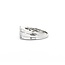 Ring Invisible Set 1.00ctw Princess Diamonds 18kw 7.4mm sz7 5g 125030068