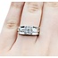 Ring Invisible Set 1.00ctw Princess Diamonds 18kw 7.4mm sz7 5g 125030068