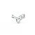Ring V-Shape 1.10ctw Round Diamonds 900pt sz6.5 7.43g 125030095