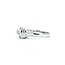 Ring 3-Row, Milgrain 0.50ctw Round Diamonds 900pt 8mm sz6 6.99g 125030062