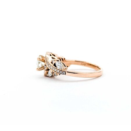 Ring Engagement .55ct Round Diamonds .47ctw Diamonds 14kr Sz6 5.06g 225040013