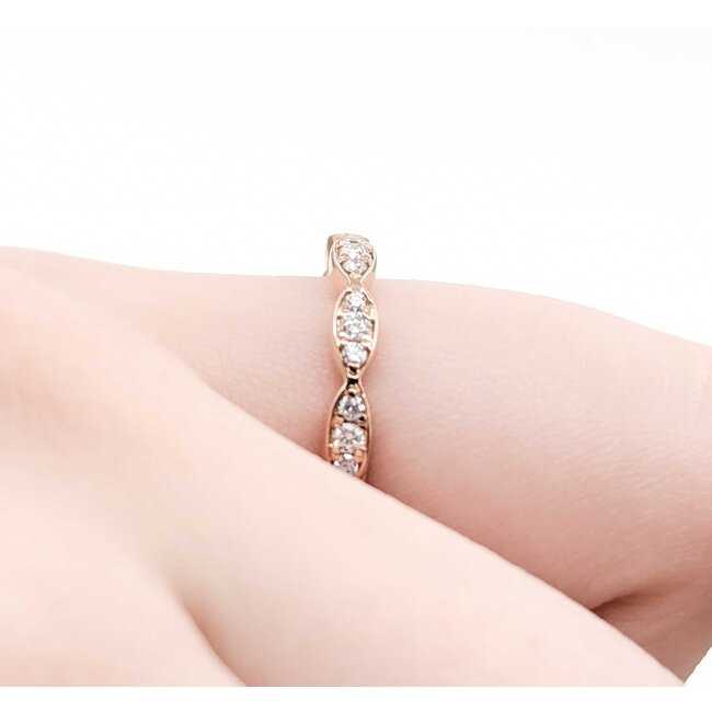 Ring Bridal .15ctw Round Diamonds 14kr Sz6 1.98g 225040014