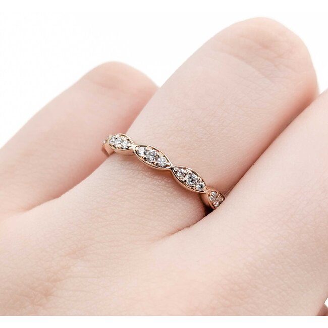 Ring Bridal .15ctw Round Diamonds 14kr Sz6 1.98g 225040014