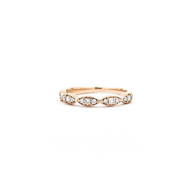 Ring Bridal .15ctw Round Diamonds 14kr Sz6 1.98g 225040014