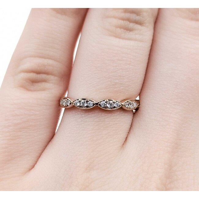 Ring Bridal .15ctw Round Diamonds 14kr Sz6 1.98g 225040014