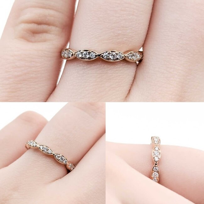Ring Bridal .15ctw Round Diamonds 14kr Sz6 1.98g 225040014