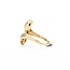 Ring Bypass .03ctw Round Diamonds 14ky Sz7.75 3.85g 225040033