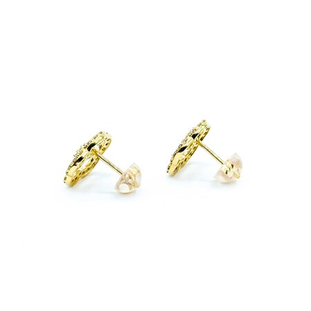 Earrings CC Inspired 0.50ctw Round Diamonds 18ky 11x11mm 1.76g 125030099