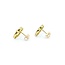 Earrings CC Inspired Round Diamonds 18ky 11x11 1.76g 125030099