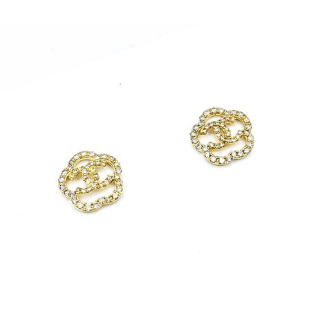 Earrings CC Inspired 0.50ctw Round Diamonds 18ky 11x11mm 1.76g 125030099