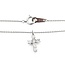 Necklace Cross 0.31ctw Round Diamonds 18kw 13.5x8mm 14.5-16" 2.2g 125030087