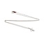 Necklace Cross 0.31ctw Round Diamonds 18kw 13.5x8mm 14.5-16" 2.2g 125030087