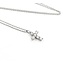 Necklace Cross 0.31ctw Round Diamonds 18kw 13.5x8mm 14.5-16" 2.2g 125030087