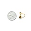 Earrings 6 Prong Screwback .25ctw Round Diamonds 18ky 1.59g 125030112
