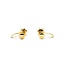 Earrings 6 Prong Screwback .25ctw Round Diamonds 18ky 1.59g 125030112