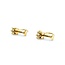 Earrings 6 Prong Screwback .25ctw Round Diamonds 18ky 1.59g 125030112