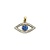 Pendant Evil Eye Synthetic Stones 10ky .9x.75" 1.39g 125030033