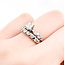Ring Set Bar Set .50ct Princess Diamond .72ctw Diamonds 14kw Sz5 4.80g 125040006