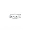 Ring Set Bar Set .50ct Princess Diamond .72ctw Diamonds 14kw Sz5 4.80g 125040006
