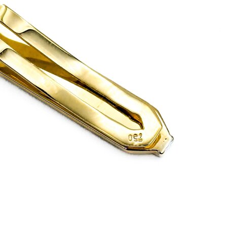 Tie Bar .05ct Round Diamond 18ktt 66x7.5mm 15.14g 225040008