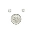 Earrings Stud Friction Back 1.00ctw Round Diamonds 14ky 5.25mm .88g 125040003
